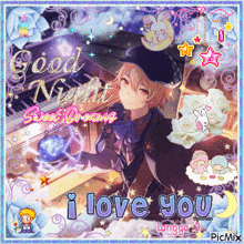 a picture of a boy with the words good night sweet dreams
