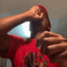 Cover Mouth Challenge GIF