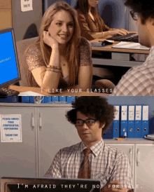 The I Tcrowd Moss GIF - The I Tcrowd Moss Glasses GIFs
