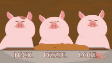 Three Little Pigs Oink GIF - Three Little Pigs Oink Friends GIFs