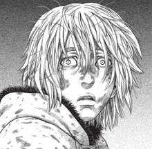 a black and white drawing of a person with a scarf around their neck