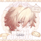 a picture of a girl with the name mydei on it