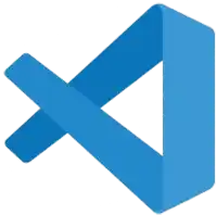 a blue ribbon with an x in the middle