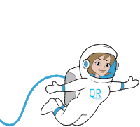 Smile Space Suit Sticker - Smile Space Suit Floating Stickers