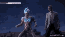 Thane Camus And Ultraman Ginga GIF - Ultraman Ultramanginga Thane GIFs