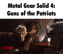 Metal Gear Solid Metal Gear Solid 4 GIF - Metal Gear Solid Metal Gear Solid 4 Metal Gear Solid 4 Guns Of The Patriots GIFs
