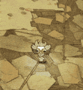 a cartoon character says " i must have miscalculated " in front of a pile of paper