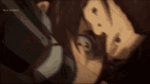 a close up of a person 's face with the words selectavision written on the bottom