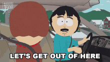 Lets Get Out Of Here Randy Marsh GIF