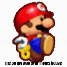Mario Mom GIF - Mario Mom Bros GIFs