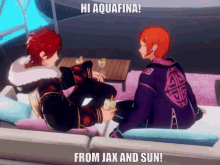 aquafina jax sun sunni bunni ensemble stars