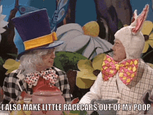 I Also Make Little Racecars Out Of My Poop Saturday Night Live GIF