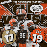 Cleveland Browns (19) Vs. San Francisco 49ers (17) Post Game GIF - Nfl National Football League Football League GIFs