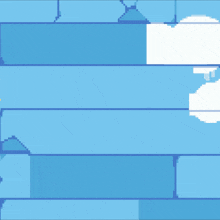 a pixel art drawing of a mosquito flying through a blue sky