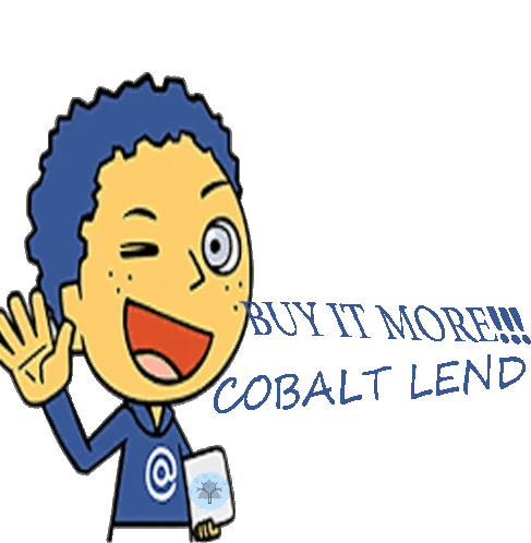 Cobaltlend Buy More Sticker
