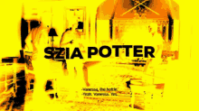 a poster for szia potter shows a man and a woman