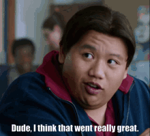 i think that went really great jacob batalon spiderman far from home ned leeds marvel
