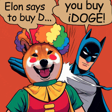 Crypto Clown Dog GIF