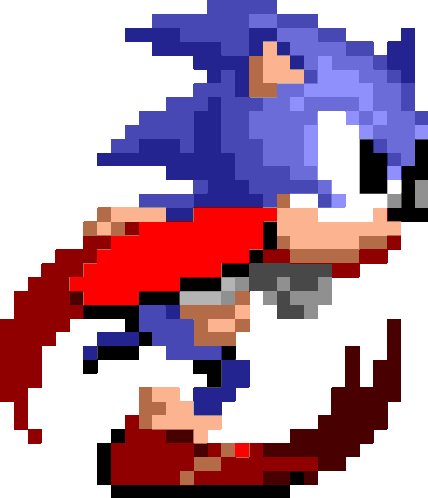 Sonic Running Sticker - Sonic Running Run Fast - Découvrir et partager ...