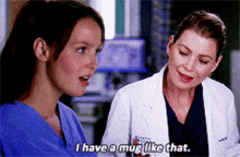 Greys Anatomy Meredith Grey GIF - Greys Anatomy Meredith Grey I Have A Mug Like That GIFs