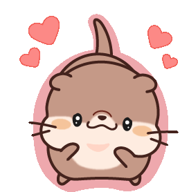 Otter Love Sticker - Otter Love Cute Stickers