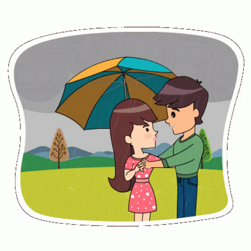 Love You Rain Dance Sticker - Love You Rain Dance Rain - Discover & Share  GIFs