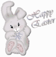 happy easter easter bunny happy easter bunny glittery glitter easter
