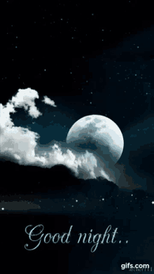 Goodnight Sleep Well GIF - Goodnight Sleep Well Moon GIFs