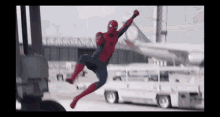 Spiderman Captain America GIF - Spiderman Captain America Guess He Had A Point GIFs