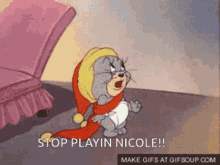 Stop Playing Nicole Nibble GIF