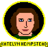 Katelyn Hempstead Cryptkeeper Sticker - Katelyn Hempstead Cryptkeeper Zombie Stickers