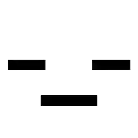 a black and white drawing of a person 's face with a slight smile .