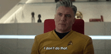 I Don'T Do That Captain Christopher Pike GIF - I Don'T Do That Captain Christopher Pike Anson Mount GIFs