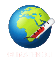 World Emoji Day Emoji Sticker - World Emoji Day Emoji Global Warming Stickers