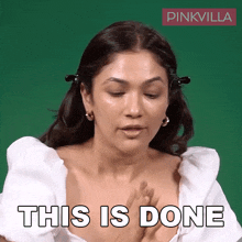 This Is Done Ridhima Pandit GIF - This Is Done Ridhima Pandit Pinkvilla GIFs