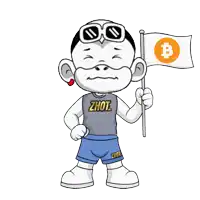 a cartoon character with a shirt that says zhot