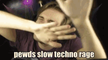 Pewds Slow Techno Rage GIF - Pewdiepie Pweds Slowmo GIFs