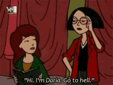 Daria Introduce GIF - Daria Introduce Go To Hell GIFs