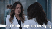 Greys Anatomy Monica Beltran GIF - Greys Anatomy Monica Beltran Terrifying GIFs