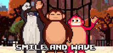Chimpers Smile And Wave GIF - Chimpers Smile And Wave Smile And Wave Boys GIFs