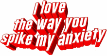 anxiety floatingtext lettering