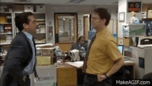 Dwight Punch GIF
