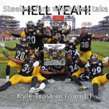 Steelers Fans Kyle Trask GIF - Steelers Fans Kyle Trask GIFs