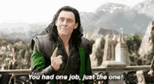 Loki One GIF - Loki One Job GIFs