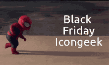 Black Friday Iconeek Spiderman Kiss GIF - Black Friday Iconeek Spiderman Kiss Dance GIFs