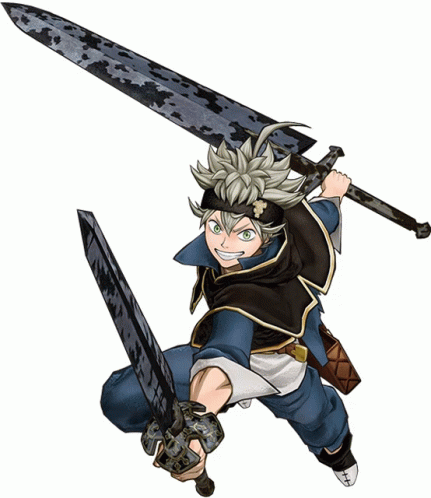 Black Clover Asta Sticker - Black Clover Asta Smirk - Discover & Share GIFs