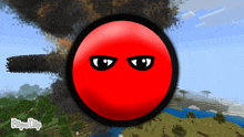 a red circle with eyes and the word flipa clip on the bottom left