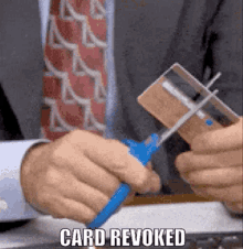 Card Revoked Cancelled GIF - Card Revoked Cancelled Taken Away GIFs