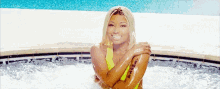Nicki Minaj Jacuzzi GIF - Nicki Minaj Jacuzzi Swimsuit GIFs