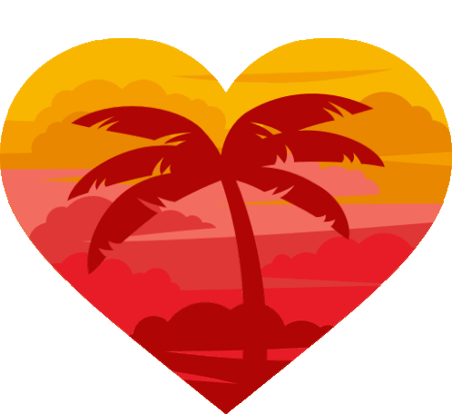 Coconut Tree Summer Fun Sticker - Coconut Tree Summer Fun Joypixels Stickers